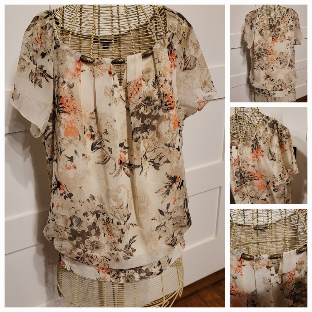 Sara Michelle Petite Blouse